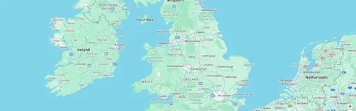 Hotel location on Google Maps